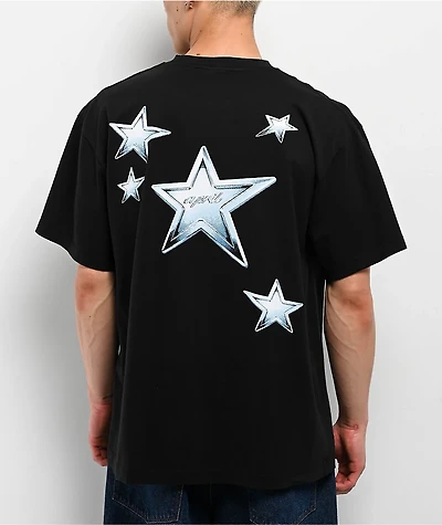 April Stars Black T-Shirt
