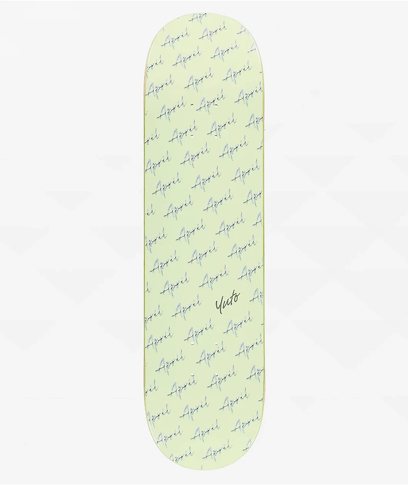 April Yuto Script Logo 8.25" Skateboard Deck