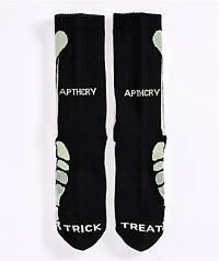 Apthcry Glow In The Dark Bone Black Socks