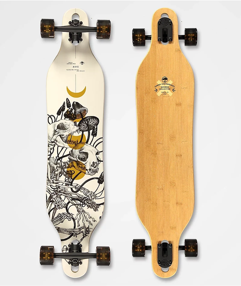 Arbor Axis Bamboo 40" Drop Through Longboard Complete