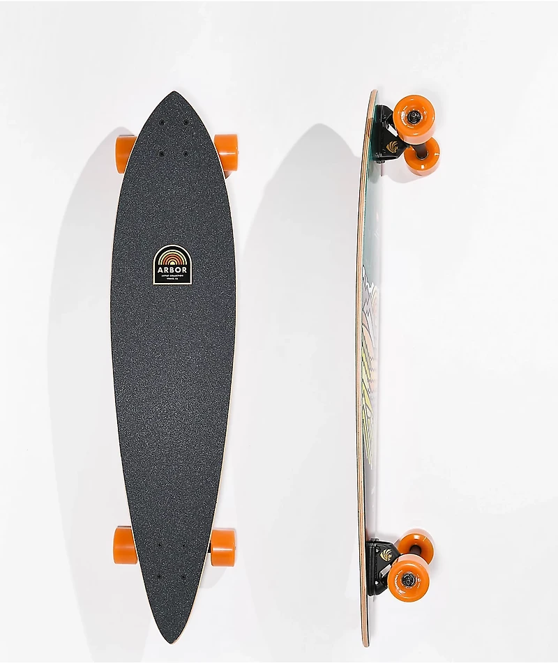 Arbor Fish Artist 2021 37" Pintail Longboard Complete