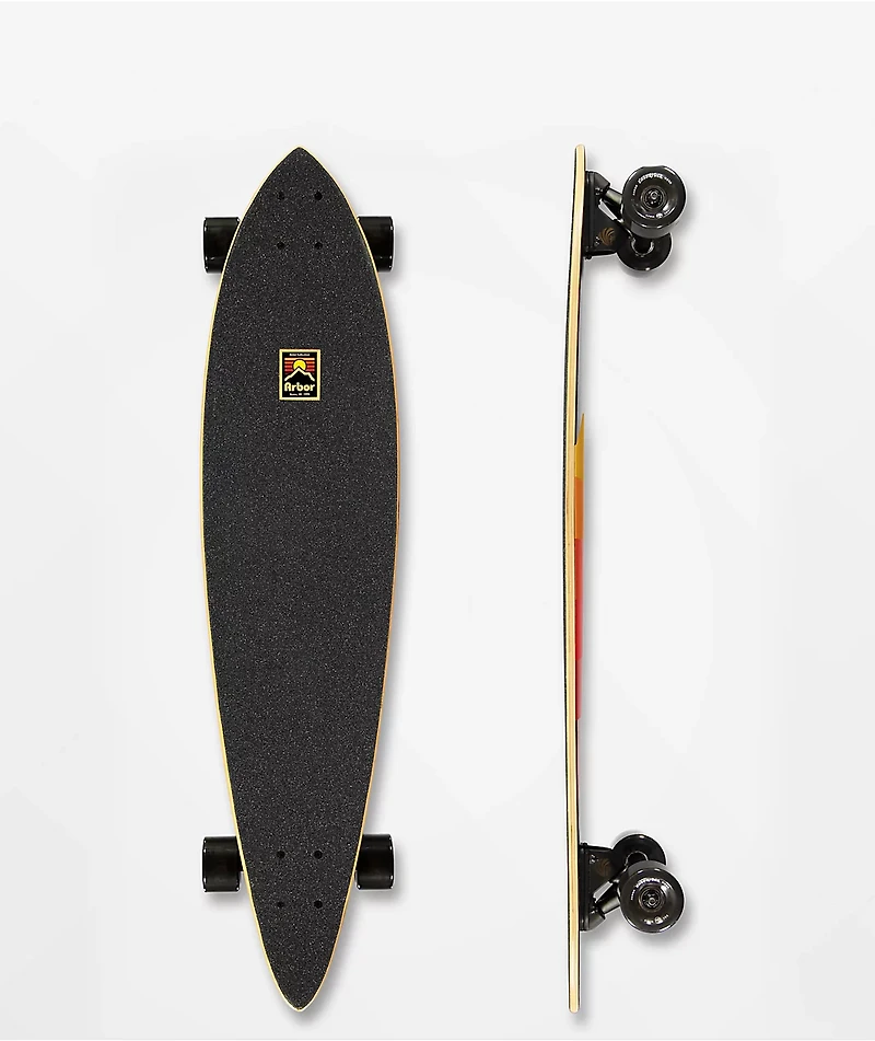 Arbor Fish Draplin 37" Pintail Longboard Complete
