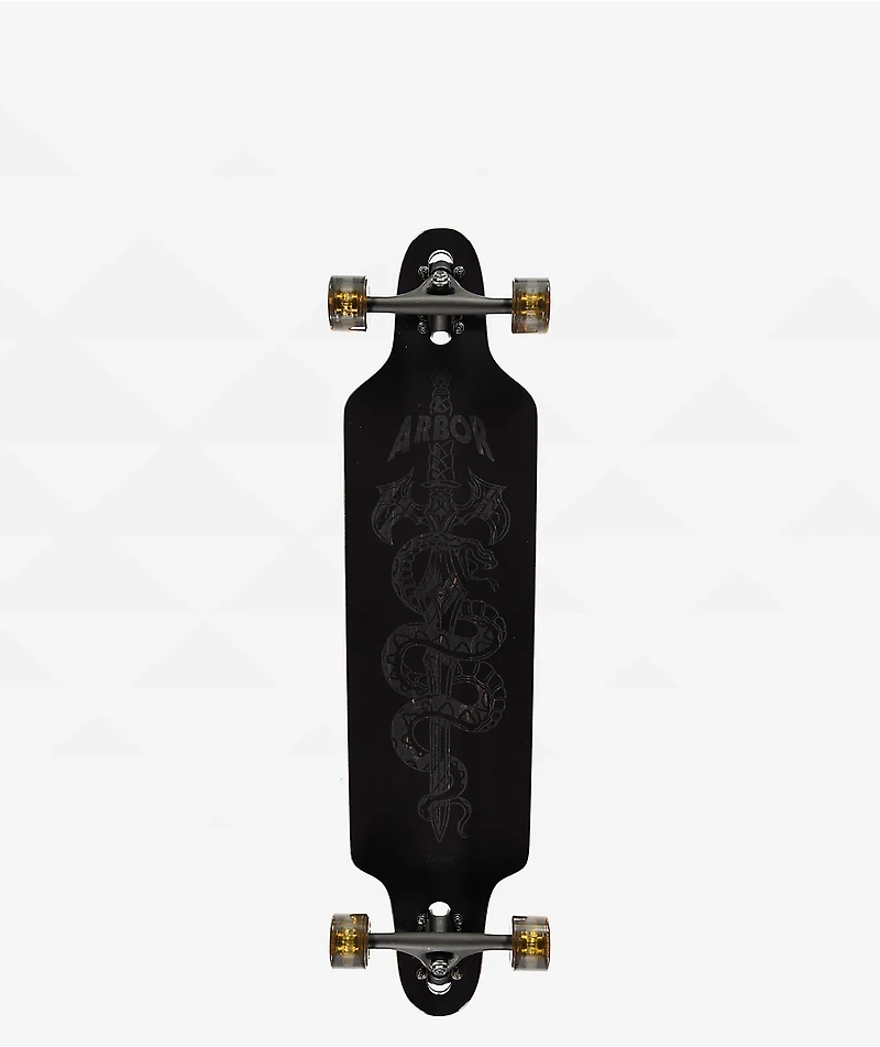 Arbor Journey Nightfall Zeppelin 32" Drop Through Longboard Complete