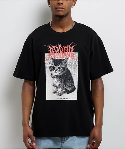 Arbor Kitten Black T-Shirt