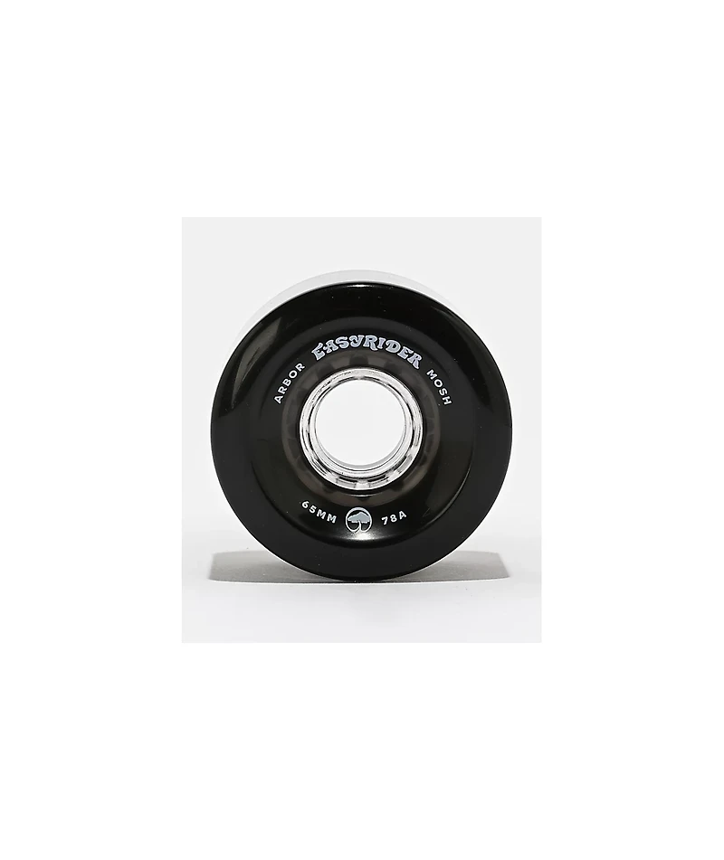 Arbor Mosh Easyrider 65mm 78a Black Cruiser Skateboard Wheels