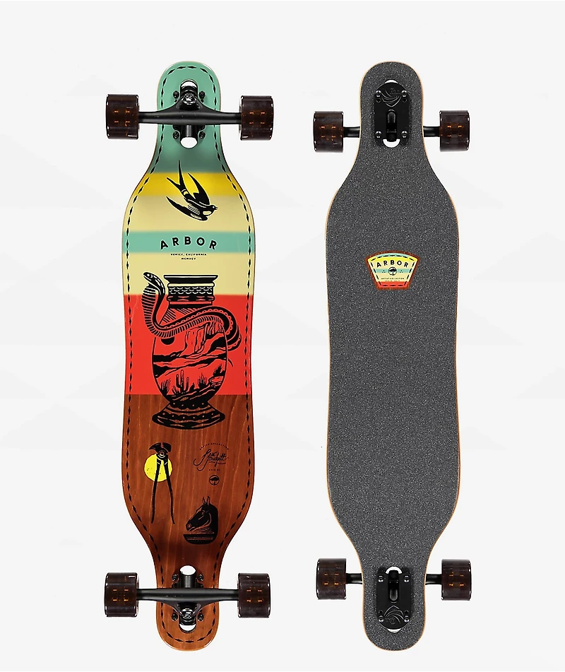 Arbor Mudgett Axis 37" Drop Through Longboard Complete