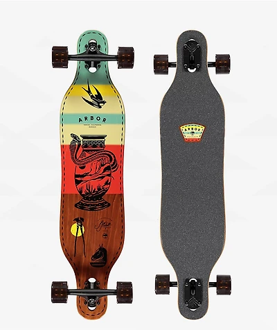 Arbor Mudgett Axis 37" Drop Through Longboard Complete