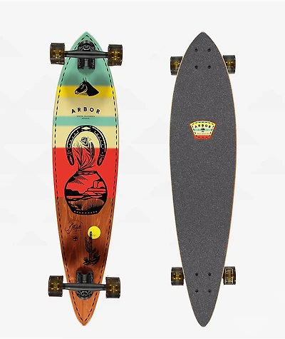 Arbor Mudgett Fish 37" Longboard Skateboard Complete