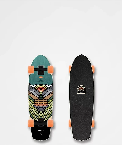 Arbor Pocket Rocket Artist 27" Cruiser Skateboard Complete