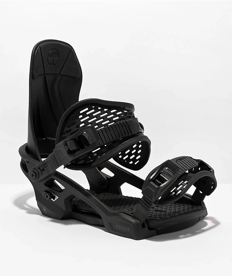 Arbor Spruce Black Snowboard Bindings 2023