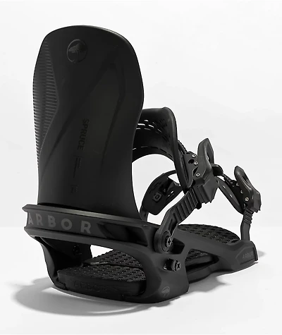 Arbor Spruce Black Snowboard Bindings 2023