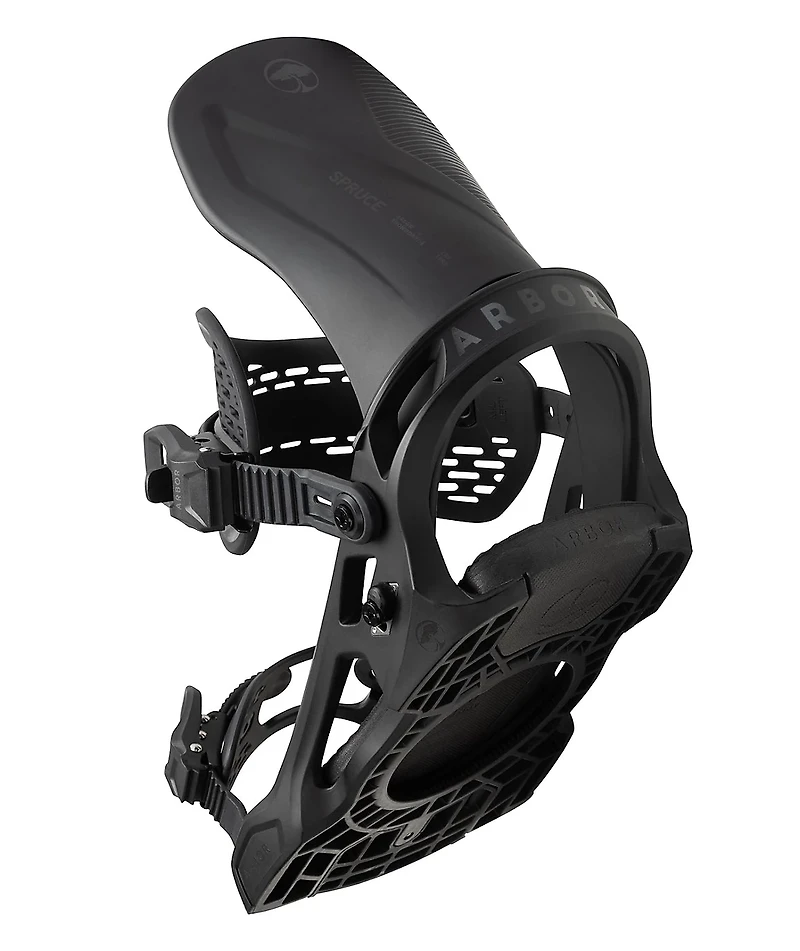 Arbor Spruce Black Snowboard Bindings 2024