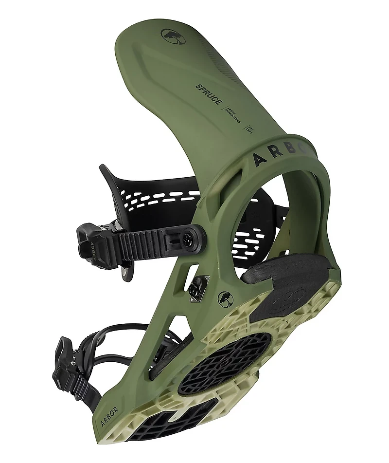Arbor Spruce Green Snowboard Bindings 2024