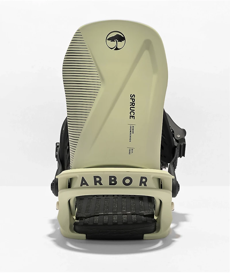 Arbor Spruce White Snowboard Bindings 2023
