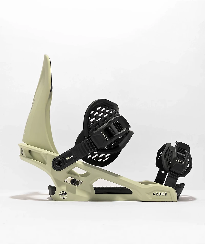 Arbor Spruce White Snowboard Bindings 2023