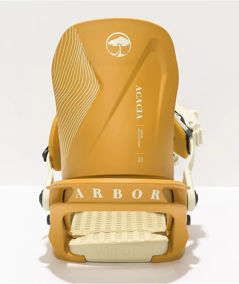 Arbor Women's Acacia Yellow Snowboard Bindings 2022