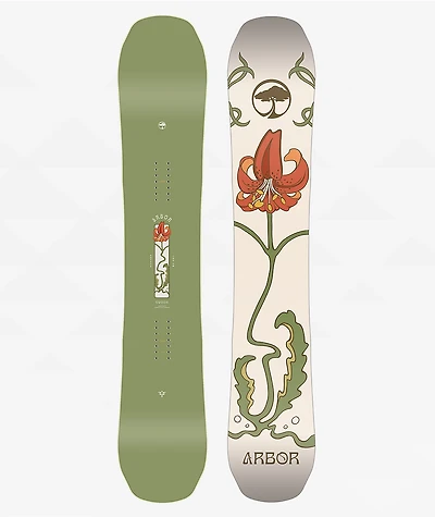 Arbor Womens Swoon Rocker Decon Snowboard 2025