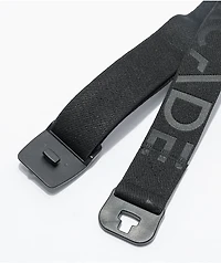 Arcade Zone Stamp Black Clasp Belt