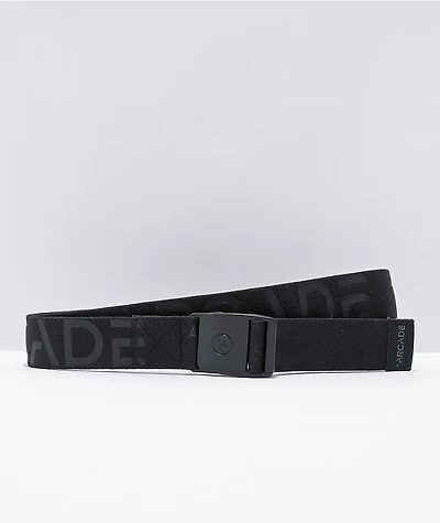 Arcade Zone Stamp Black Clasp Belt