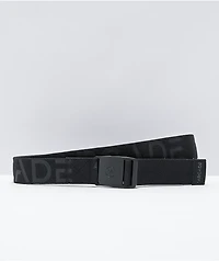 Arcade Zone Stamp Black Clasp Belt