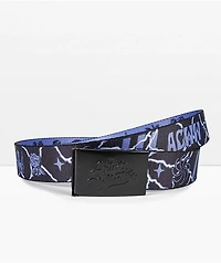 Artist Collective 90's Grunge Purple Web Belt