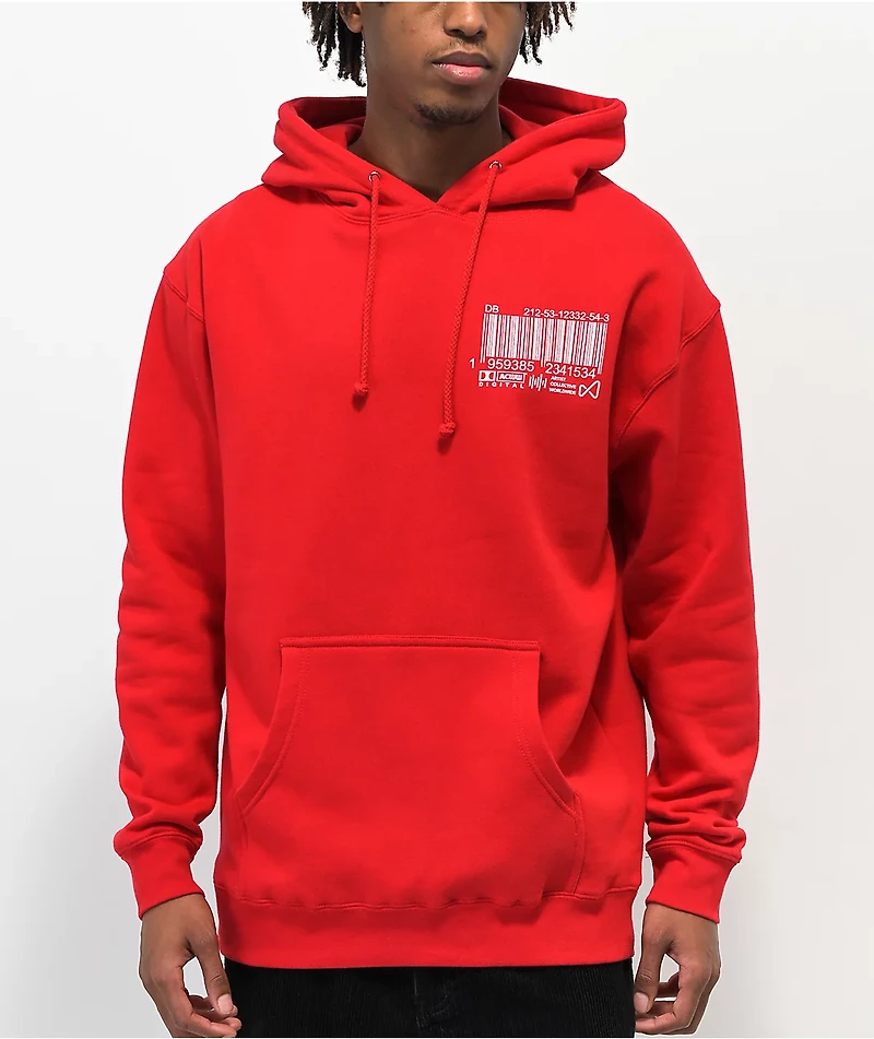 Artist Collective Anxiety Red Hoodie