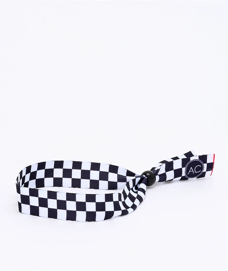 Artist Collective Check Black & White Festival Bracelet