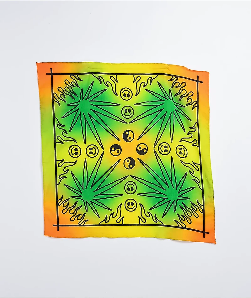 Artist Collective Culture Gradient Green & Yellow Bandana