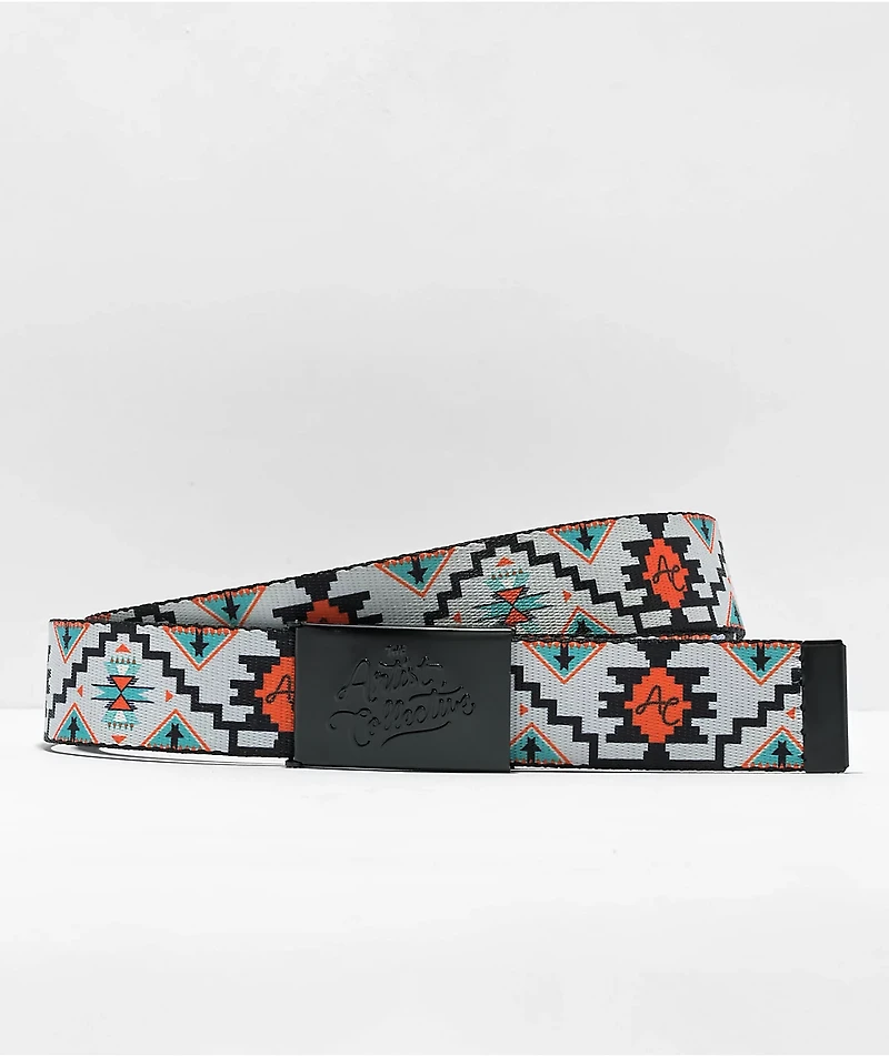 Artist Collective Desert Icons Reversible Black Web Belt