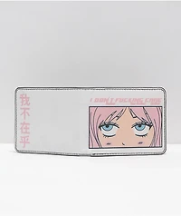 Artist Collective Don't Care White Bifold Wallet