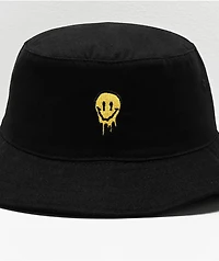 Artist Collective Drip Face Black Bucket Hat