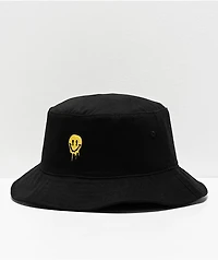 Artist Collective Drip Face Black Bucket Hat