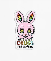 Artist Collective Drugs Are Working Sticker