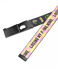 Artist Collective F'ing Mind Black Web Belt