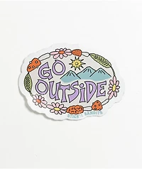 Artist Collective Go Outside Sticker