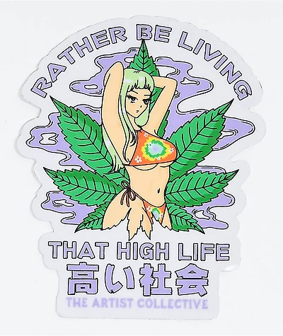 Artist Collective High Life Sticker