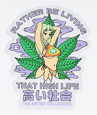 Artist Collective High Life Sticker