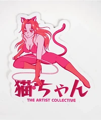 Artist Collective Kanji Kitty Sticker