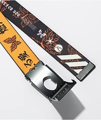 Artist Collective Love Burns Orange Web Belt