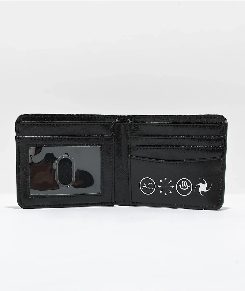 Artist Collective More Money Green Bifold Wallet