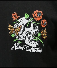 Artist Collective Open Your Eyes Black Long Sleeve T-Shirt