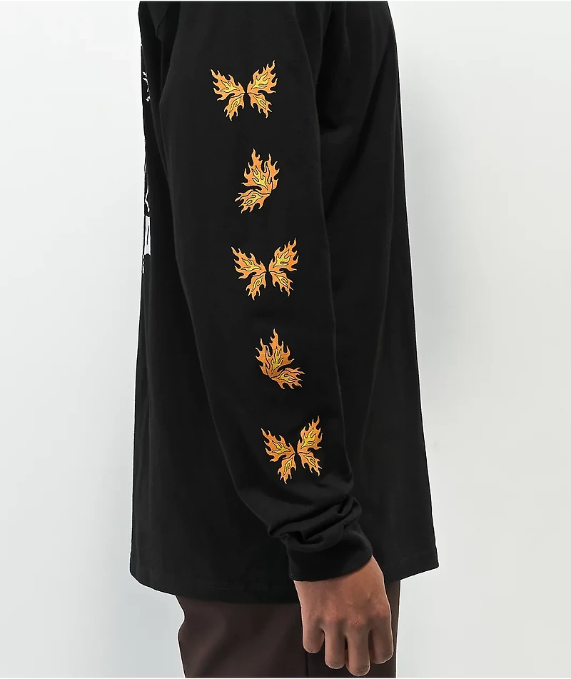 Artist Collective Open Your Eyes Black Long Sleeve T-Shirt
