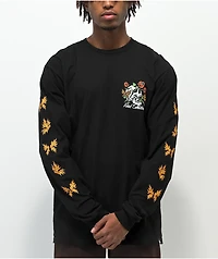 Artist Collective Open Your Eyes Black Long Sleeve T-Shirt