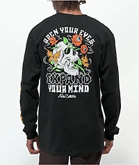 Artist Collective Open Your Eyes Black Long Sleeve T-Shirt