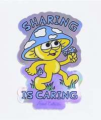 Artist Collective Sharing Is Caring Sticker
