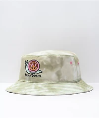 Artist Collective Slow Down Green Tie Dye Bucket Hat
