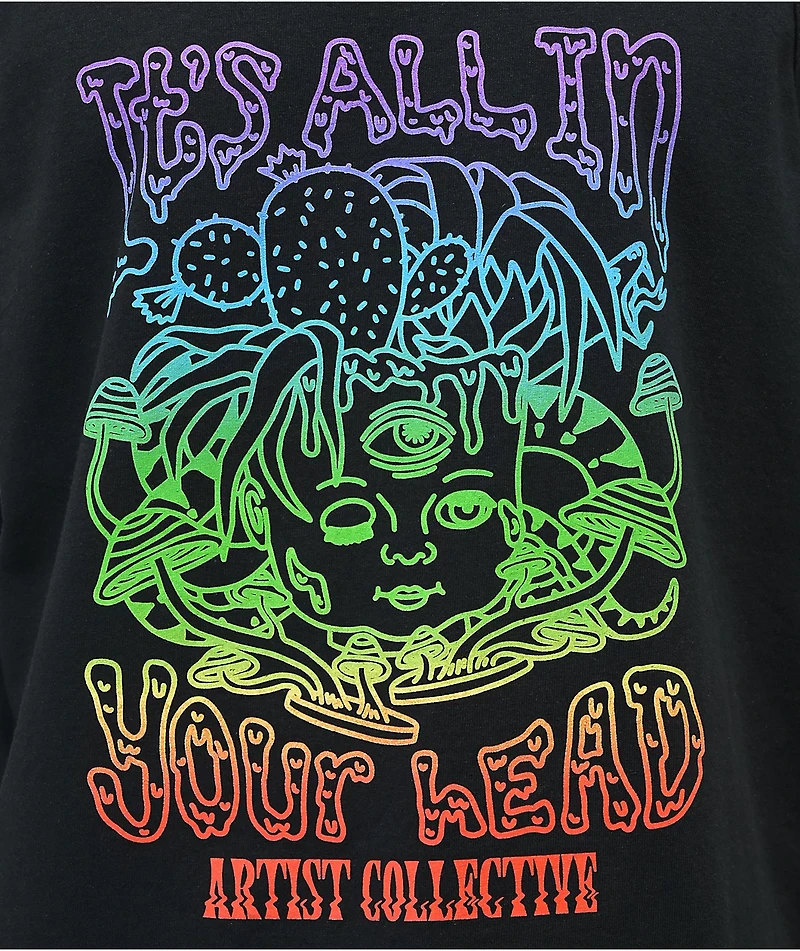 Artist Collective We Trippy Black Tank Top