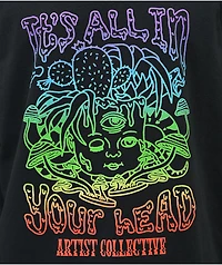 Artist Collective We Trippy Black Tank Top