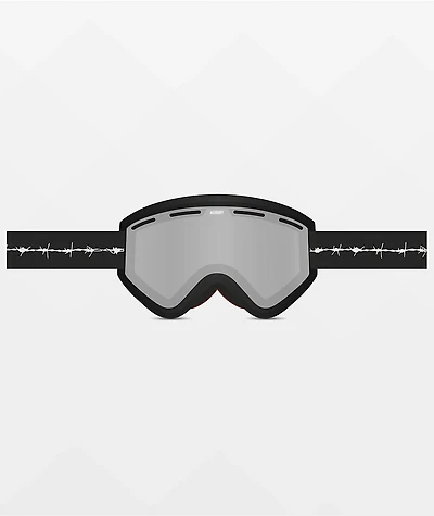 Ashbury Blackbird Barbed Wire Black Snowboard Goggles