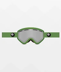 Ashbury Blackbird Eight Ball Green Snowboard Goggles